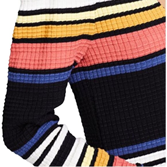 Free People Gidget Sweater Dress V Neck Long Puff Sleeve Retro Size XS - Picture 6 of 15